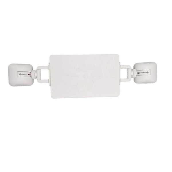Señal de salida de luz de emergencia AmazonCommercial, 1 paquete, combo de salida con respaldo de batería, 2 cabezales LED ajustables - Imagen 2