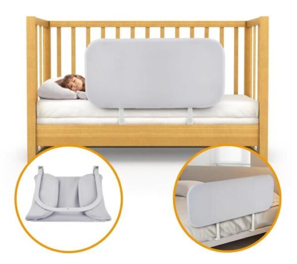 Rieles de cama para niños pequeños para viajes, riel de cama de protección para bebé strenkitech VALORADO - Imagen 2
