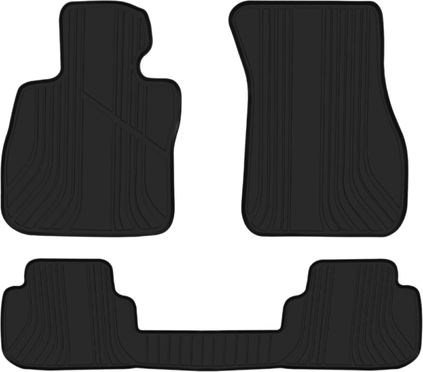 Alfombrillas de coche personalizadas para BMW Serie 2 Gran Coupe F44 2020-2024 2020-2024, alfombrillas de goma negra, protección para todo tipo de clima, resistentes, sin olor