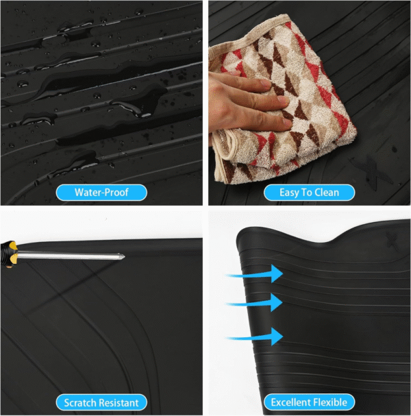 Alfombrillas de coche personalizadas para BMW Serie 2 Gran Coupe F44 2020-2024 2020-2024, alfombrillas de goma negra, protección para todo tipo de clima, resistentes, sin olor - Imagen 5