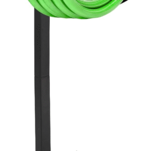 Sageme - Soporte para manguera independiente, soporte de metal resistente para manguera, gancho de almacenamiento para mangueras de jardín, (100 pies