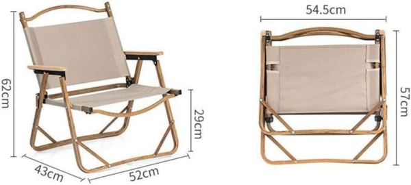 BAOLIQ Silla Plegable para Acampar, Silla de Pesca portátil de Tela Oxford, Asiento al Aire Libre, Picnic, Barbacoa, Playa, Silla de Ocio - Imagen 4