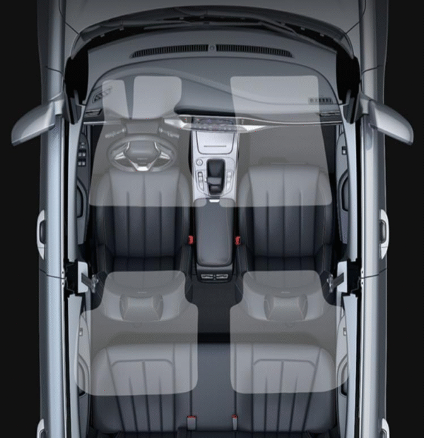 Alfombrillas de coche de color negro auténtico, almohadillas antideslizantes para Honda Civic, compatibles con modelos 2016-2021 - Imagen 6