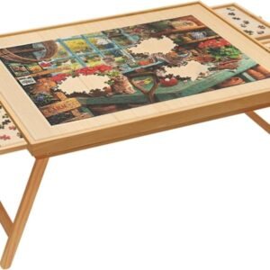 Tablero de rompecabezas de 1500 piezas (SIN PATAS), tablero de rompecabezas con 4 cajones, para adultos, tablero de rompecabezas portátil de 86 x 66 cm.*VALORADO