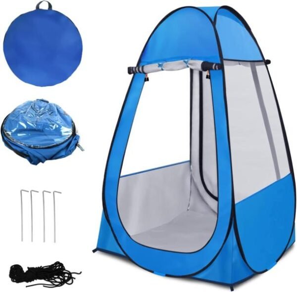 Tienda de campaña desplegable, tiendas de campaña transparentes para exteriores, pesca deportiva, a prueba de lluvia y viento, de playa para camping, ligera y resistente, fácil de armar.