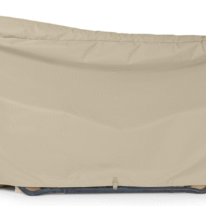 Covermates- Funda cobertor para hamaca: poliéster resistente a la intemperie, costuras dobles, correa de hebilla de seguridad, fundas de asiento y silla, 4.72 ancho x 157 Prof.  x 50 alto.