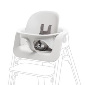Stokke Steps Baby Set, blanco - Transforma Stokke Steps en una cómoda trona - Apto para bebés a partir de los 6 meses - Incluye arnés de seguridad de 5 puntos - Sin herramientas, ajustable y ergonómic