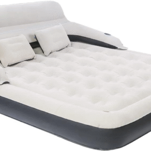 Colchón de aire Queen para tiendas de campaña, sofá inflable doble portátil elevado de 9 pulgadas