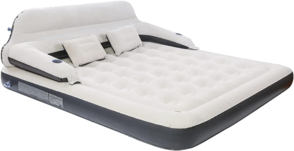Colchón de aire Queen para tiendas de campaña, sofá inflable doble portátil elevado de 9 pulgadas