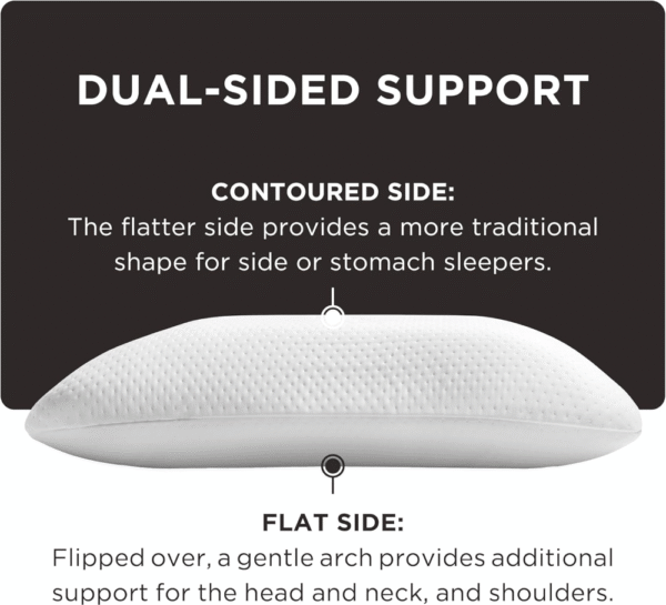 Almohada Symphony de espuma viscoelástica Tempur-Pedic, tacto suave y lujoso, estándar - Imagen 5