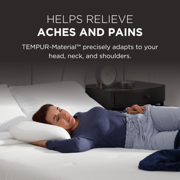 Almohada Symphony de espuma viscoelástica Tempur-Pedic, tacto suave y lujoso, estándar - Imagen 6