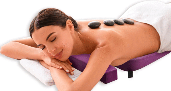 Almohada de pecho de mesa de masaje mejorada para tamaños de busto más grandes (AA-?+), cojín de cuña, cuña de refuerzo cómodo, almohada propensa (morado) para dormir o después de la cirugía