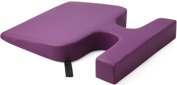 Almohada de pecho de mesa de masaje mejorada para tamaños de busto más grandes (AA-?+), cojín de cuña, cuña de refuerzo cómodo, almohada propensa (morado) para dormir o después de la cirugía - Imagen 4