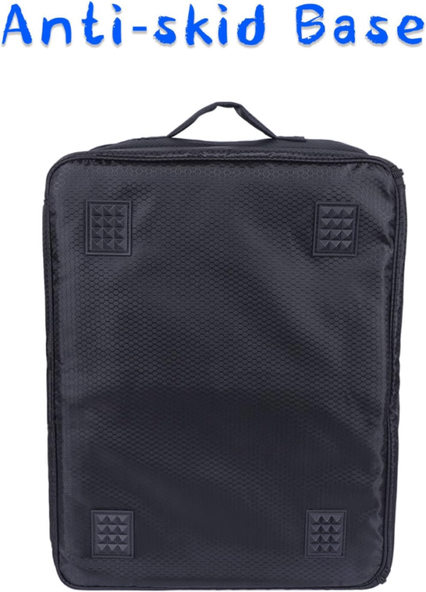 Organizador de accesorios de golf de 2 capas impermeable, para bolas, guantes, ropa, almacenamiento para viajes, regalos de golf para hombres, plegable cuando no está en uso. - Imagen 4