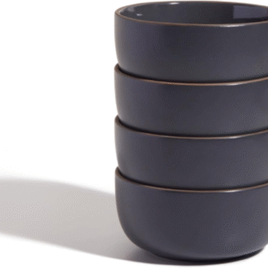 Our Place ? Set de 4 cuencos de cerámica hechos a mano de 6 pulgadas | Versátiles para sopas, avena y postres | Resistente a las astillas, grado de restaurante | Apilables.