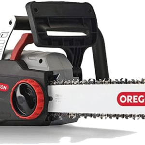 Motosierra eléctrica de 15 amperios, con cable, de 46 cm, sistema auto afilado PowerSharp integrado, engrasado automático Lubri-Tec integrado, Sistema de tensión sin herramientas incluido