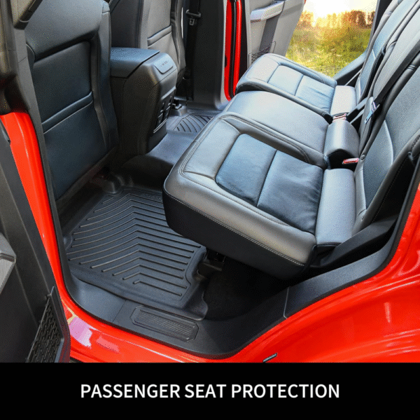 Alfombrillas de suelo aptas para Honda HR-V 2016-2022, revestimientos de suelo de ajuste personalizado, juego de revestimientos delanteros y de segunda fila, bordes elevados,  antideslizante. - Imagen 4