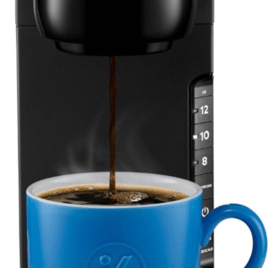 Cafetera Keurig K-Express, de cápsulas K-Cup de servicio único, 3 tamaños de taza: 8, 10 o 12 onzas, solo pulsar un botón, depósito de agua extraíble, se adapta a tazas de viaje de hasta 7.4? de alto