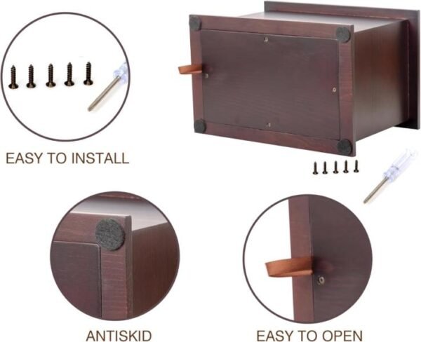 Urnas de cremación para cenizas, Urna de madera conmemorativa para cenizas humanas, adultos, hombres y mujeres, grandes urnas de madera funerarias, recuerdo del árbol de la vida. - Imagen 6