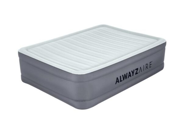 Colchón inflable Bestway AlwayzAire, sensores internos re inflan silenciosamente, tamaño queen de 20 pulgadas con bomba doble integrada y revestimiento antimicrobiano*VALORADO*