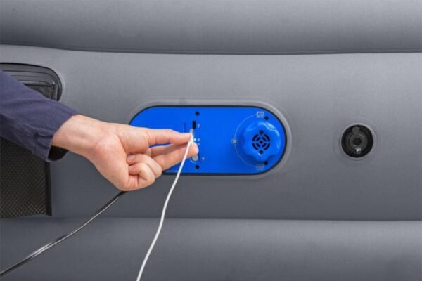 Colchón inflable Bestway AlwayzAire, sensores internos re inflan silenciosamente, tamaño queen de 20 pulgadas con bomba doble integrada y revestimiento antimicrobiano*VALORADO* - Imagen 2