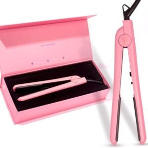 PYT Plancha de pelo profesional, cerámica, 150?W, temperatura ajustable, ideal para alisar, rizar u ondular, apta para todo tipo de cabello, uso profesional.