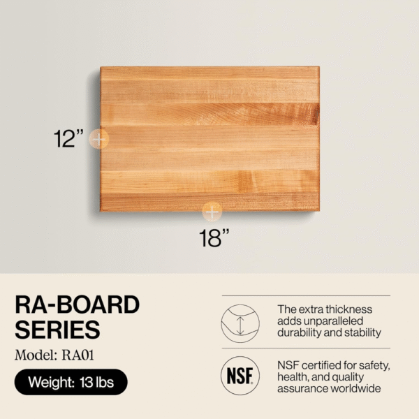 Tabla para cortar reversible de madera de arce John Boos - Imagen 6