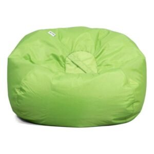 Puff clásico para niños, compacto para niños 27.5?×27.5?×16?, tapicería SmartMax anti manchas, doble cierres de seguridad, asa integrada para transporte, relleno ligero de poliestireno.*VALORADO*