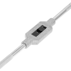 Llave de grifo ajustable de alto rendimiento duro y resistente para rosca estándar americana de acero para grifos de mano titular de roscas para trabajar metales (tamaño: TAP M4 a M12)