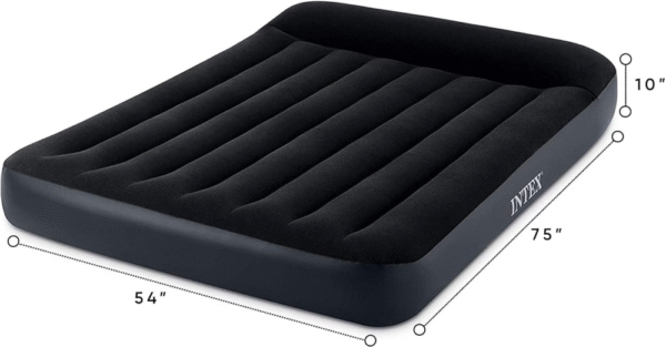 Colchón de aire Intex 64147ED Dura-Beam Standard Pillow Rest: Fiber-Tech ? Tamaño completo ? Bomba eléctrica integrada ? Altura de la cama: 25 cm ? Capacidad de peso: 272 kg - Imagen 2