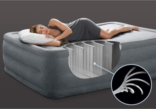 Intex Dura-Beam Serie de colchones de aire elevados de lujo Comfort Plush (modelo 2020)*VALORADO* - Imagen 4