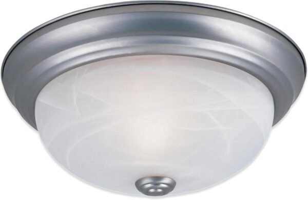 Designers Fountain lámpara de techo 1257S-PW-AL, 60?W, 120?V, estilo elegante, ideal para interiores, compatible con bombillas estándar - Imagen 3