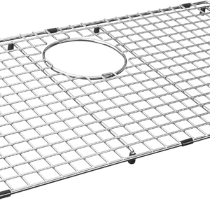 Rejilla inferior del fregadero 29-1/2" x 16-1/2", drenaje trasero con radio de esquina 3/16", rejillas de fregadero de acero inoxidable NDG3017