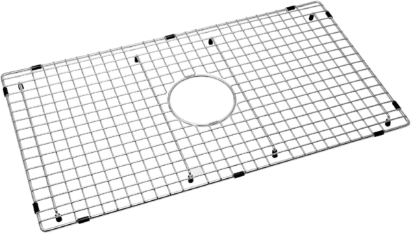 Rejilla inferior del fregadero 27-9/16" X 14-7/16", drenaje centrado con radio de esquina 3/8", protector de fregadero SVH2815C