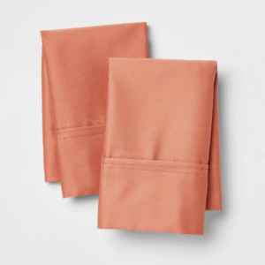 Juego de fundas de almohada King Solid Performance de 400 hilos,  - Threshold?: Algodón