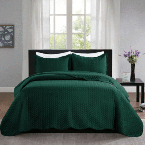 Colcha de tamaño Full/Queen, 3 piezas,  acolchada, reversible, Hipoalergénico, lavable a máquina, acolchado, suave, ligero, Dormitorio, habitación de invitados, habitación de hotel
