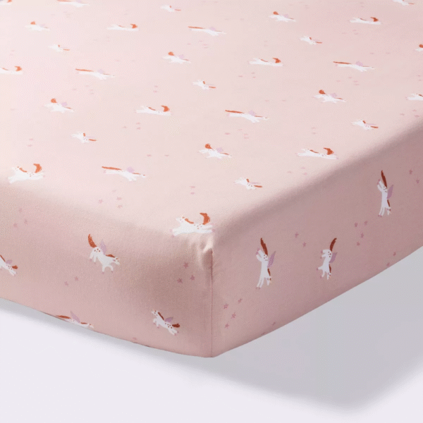 Sábana ajustable de algodón para cuna - Unicornio - Cloud Island?