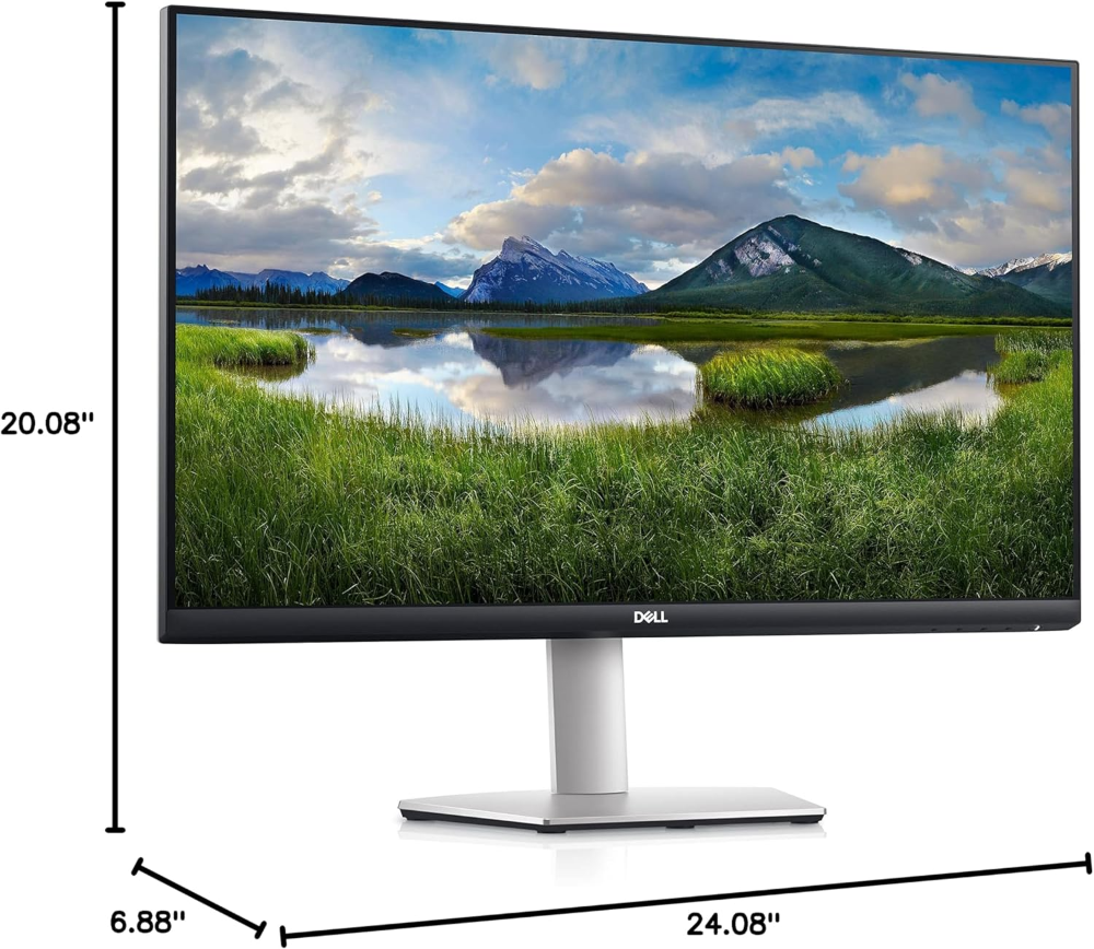 Dell S2721QS, monitor 27?, IPS 4K UHD (3840x2160), bisel ultrafino, AMD FreeSync, HDMI y DisplayPort, compatible VESA, color plateado - Imagen 4
