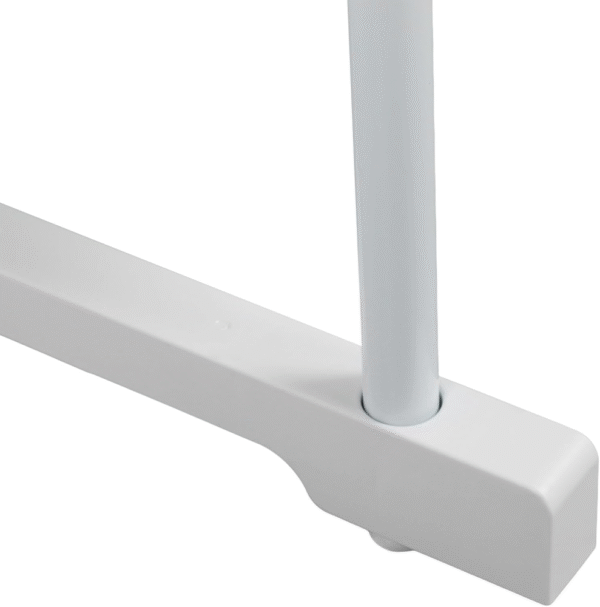 Shanrya Estante de tensión para armario, ampliable, estructura estable, resistente, fácil instalación, almacenamiento ajustable, organizador práctico para ropa y accesorios. - Imagen 2
