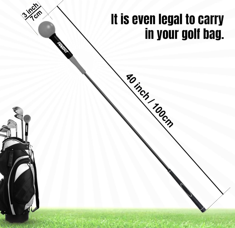 FENEFIT - Entrenador de swing de golf, entrenamiento de swing para entrenamiento de golf - Imagen 2