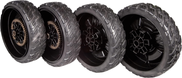 Kit de ruedas para cortacésped Honda HRN216, 2 42710-VR8-N00ZA y 2 44710-VR8-N00ZA