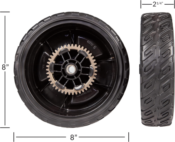 Kit de ruedas para cortacésped Honda HRN216, 2 42710-VR8-N00ZA y 2 44710-VR8-N00ZA - Imagen 3
