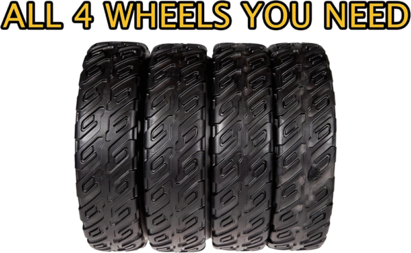 Kit de ruedas para cortacésped Honda HRN216, 2 42710-VR8-N00ZA y 2 44710-VR8-N00ZA - Imagen 4