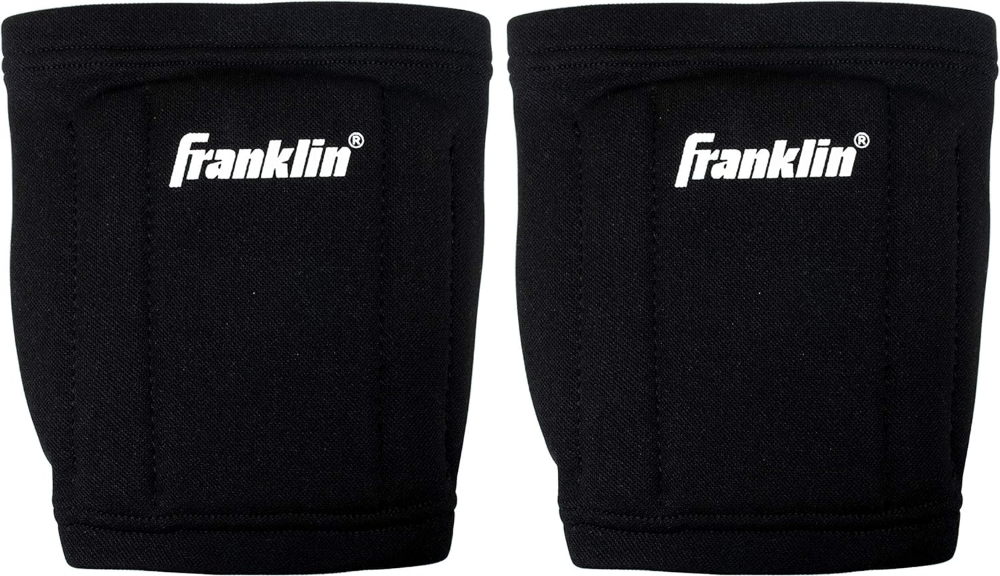 Franklin Sports Talla única para la mayoría de rodilleras de voleibol, rodilleras de voleibol para adultos, color negro - Imagen 4