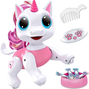 RoboPets-Juguete de unicornio para niñas y niños, a control remoto, gestos interactivos de movimiento de la mano, robot de juguete que camina y baila, para pequeños*VALORADO*