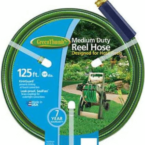 Manguera de servicio mediano Green Thumb 8501-125 ? de 5/8" x 125', resistente, flexible y duradera para riego confiable en exteriores. ??? VALORADO