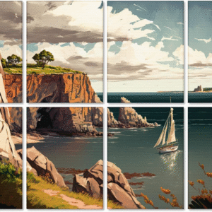 Paneles acústicos artísticos, de pared insonorizados autoadhesivos de 122 x 81 cm, insonorizantes, decorativos, tratamiento acústico de estudio