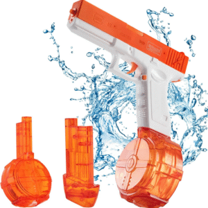 Befriadss pistolas de agua eléctricas, juguete para exteriores (naranja)
