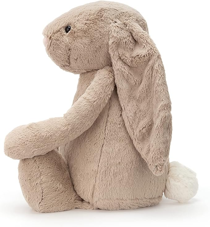 Peluche Jellycat Bashful Beige Bunny ? gigante de 67 cm, suave y tierno. El clásico conejito ideal como regalo infantil o decoración. - Imagen 3