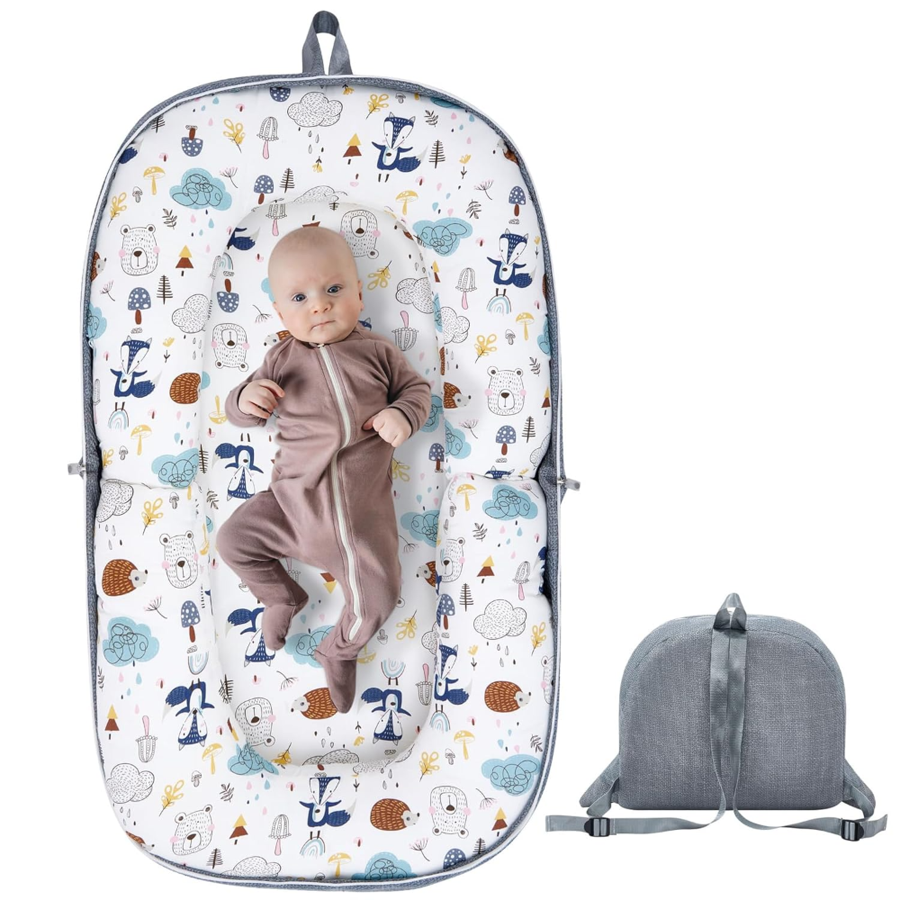 Cuna portátil plegable Baby Lounger ideal para bebés de a 12